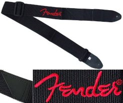 Fender 2 inch Poly strap Red Fender diržas gitarai