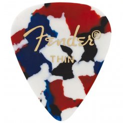 Fender 351 Confetti pick thin mediatorius