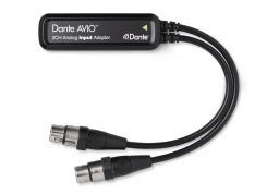 Dante AVIO Analog 2 Ch Input Adapter