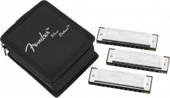 Fender Blues Deluxe Harmonica 3 Pack lūpinė armonikėlė