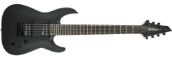 Jackson JS22-7 Dinky DKA AH FB HT STN BLK elektrinė gitara