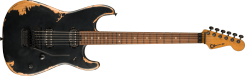 Charvel Pro Mod Relic San Dimas 1 HH FR PF Weathered Black elektrinė gitara