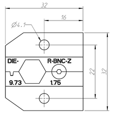 Neutrik  DIE-R-BNC-Z